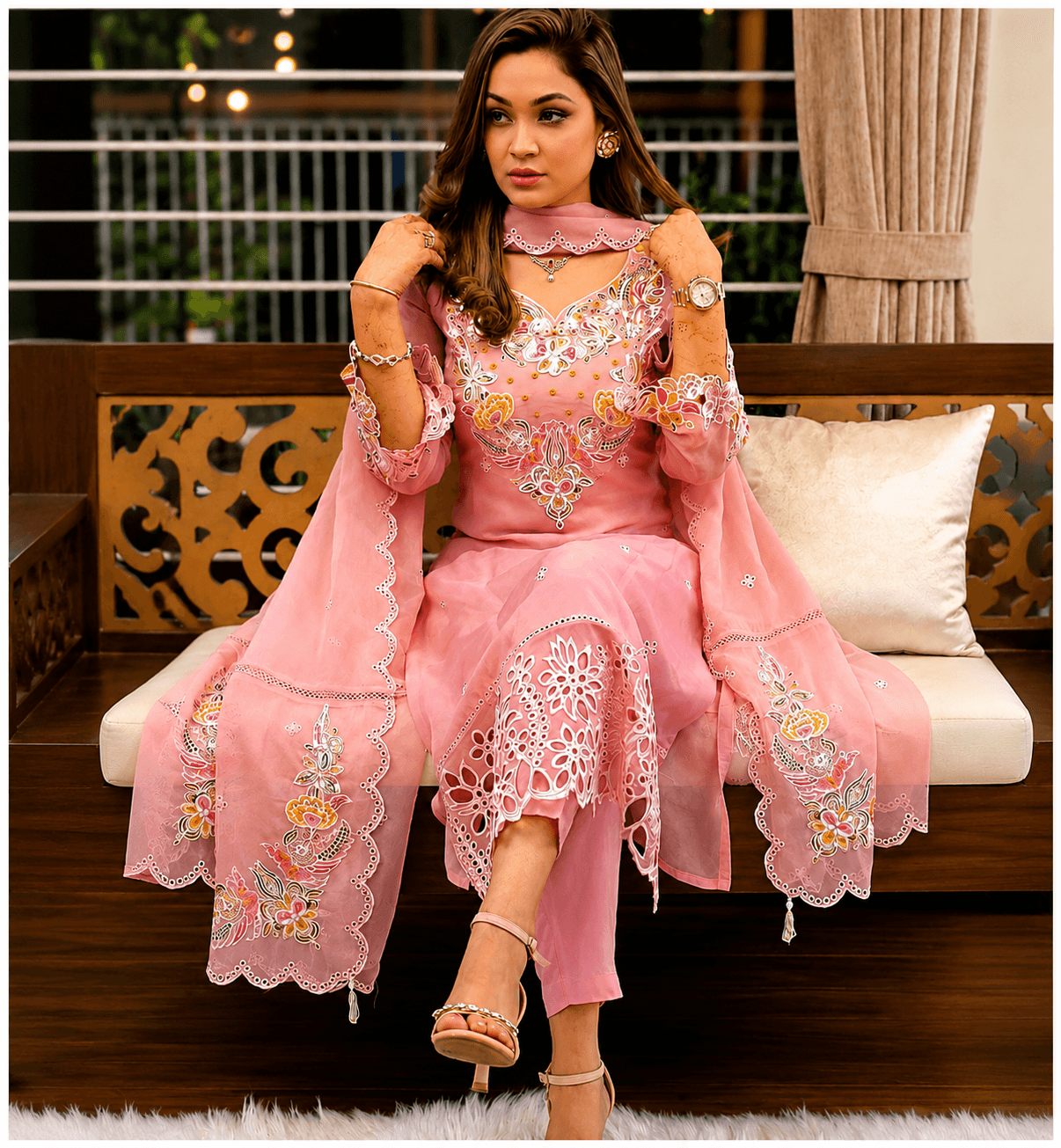 Embroidery Four Piece