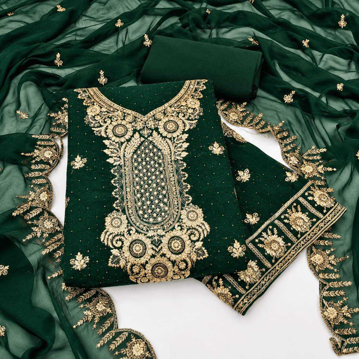 Embroidery Four Piece
