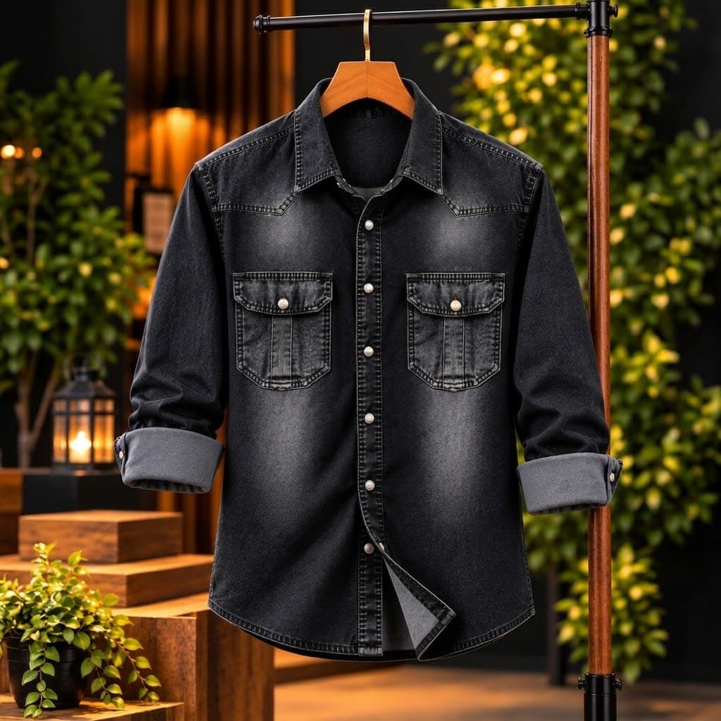Trendy Denim Shirt