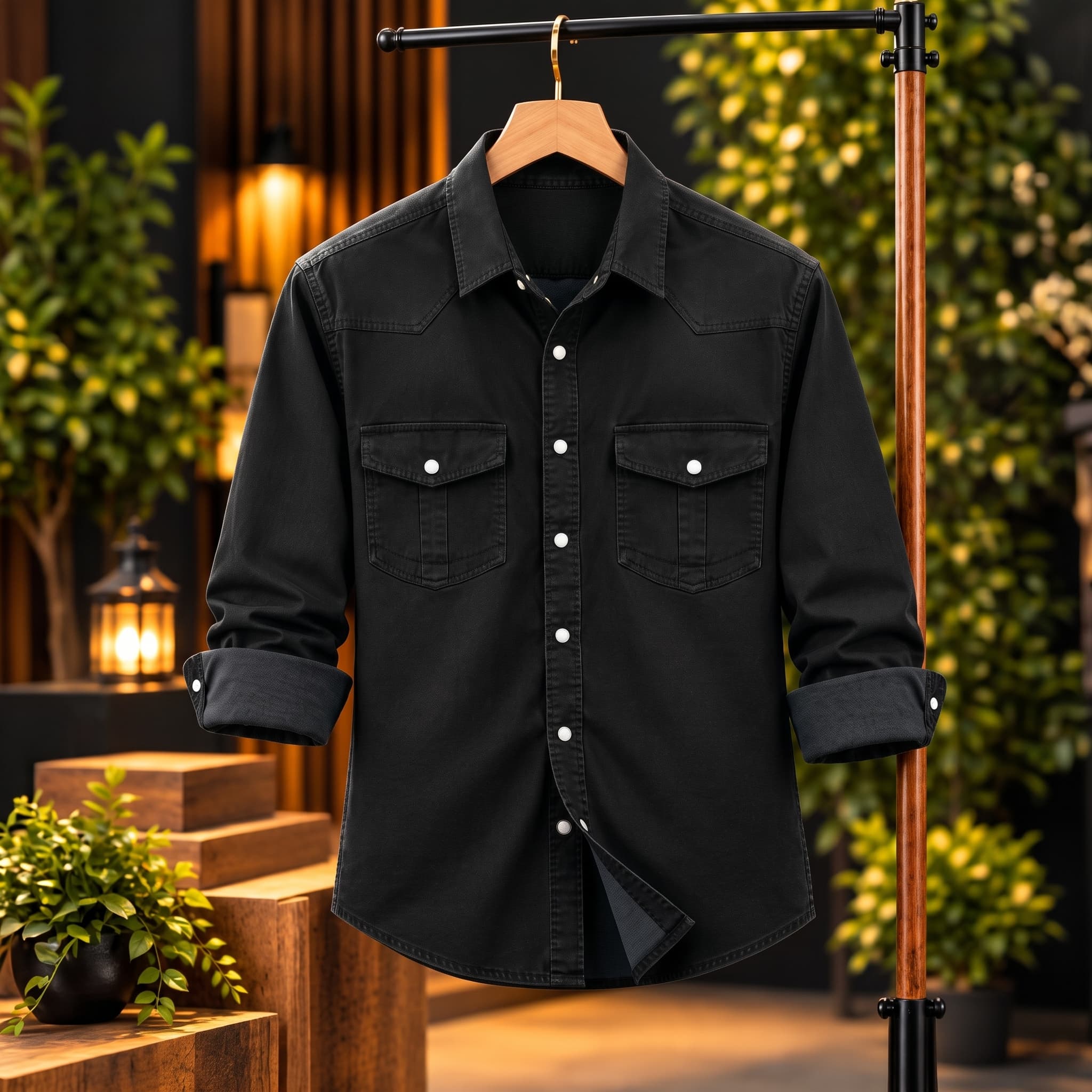 Trendy Denim Shirt